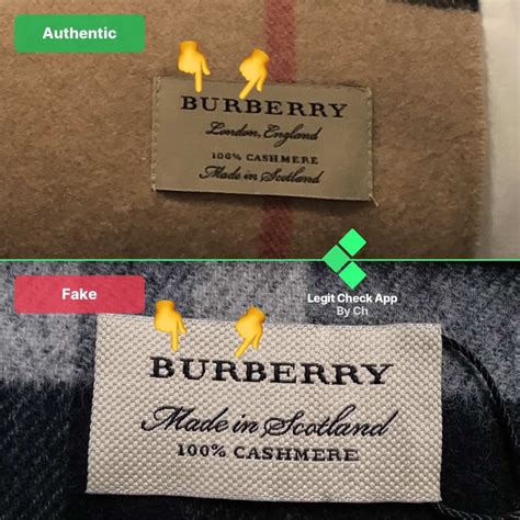 wave of fake burberrys|authentic burberry tag.